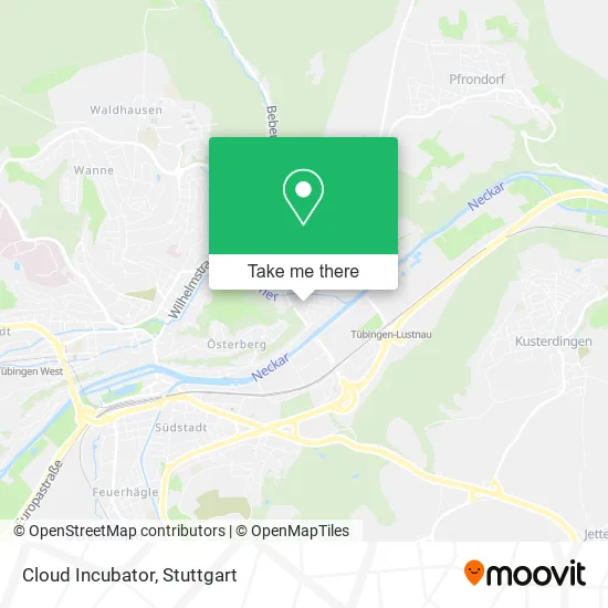 Карта Cloud Incubator