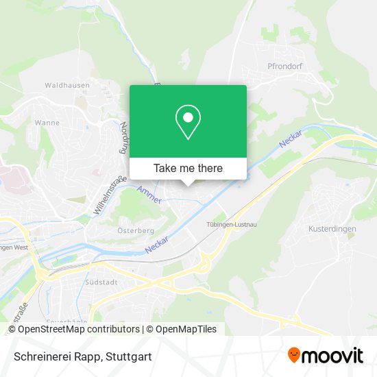 Schreinerei Rapp map