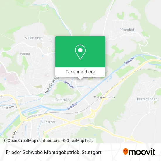 Карта Frieder Schwabe Montagebetrieb