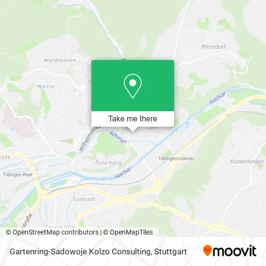 Карта Gartenring-Sadowoje Kolzo Consulting