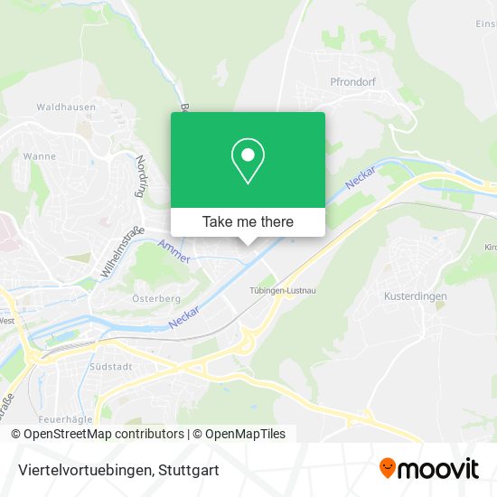 Карта Viertelvortuebingen