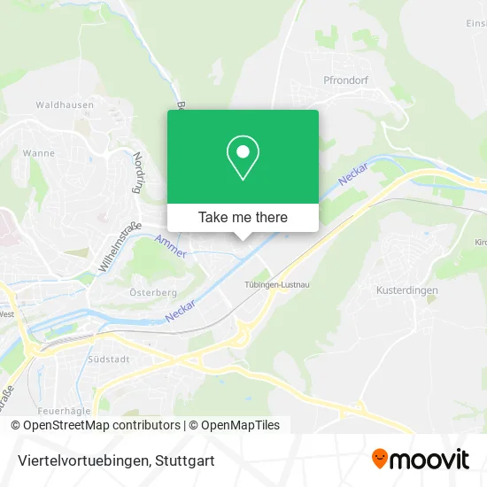 Карта Viertelvortuebingen