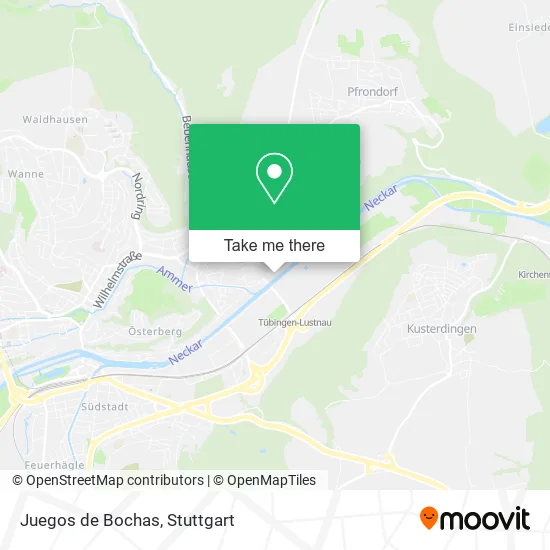 Карта Juegos de Bochas