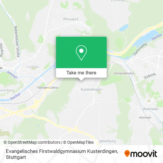 Карта Evangelisches Firstwaldgymnasium Kusterdingen