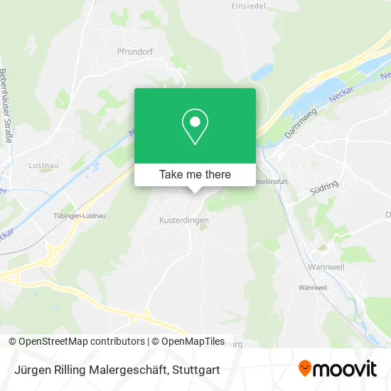 Карта Jürgen Rilling Malergeschäft