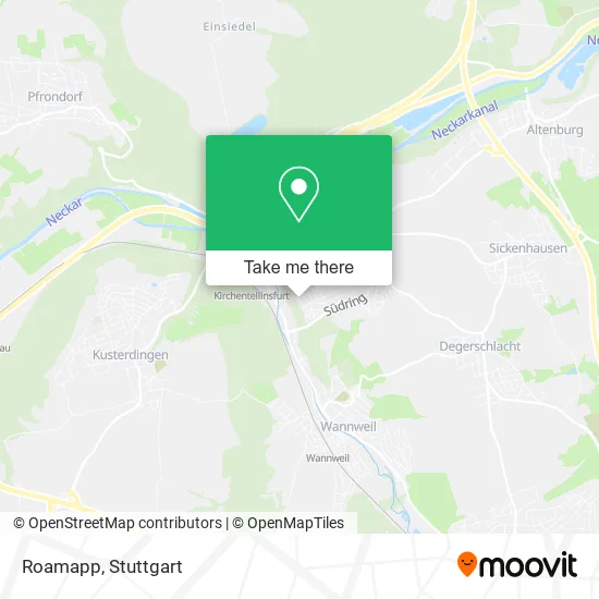 Карта Roamapp