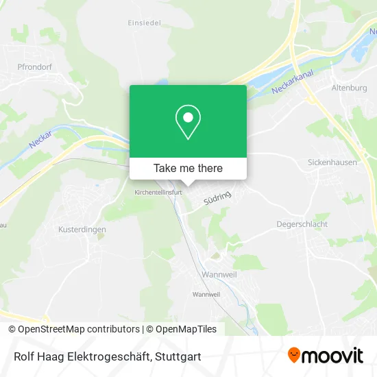 Карта Rolf Haag Elektrogeschäft