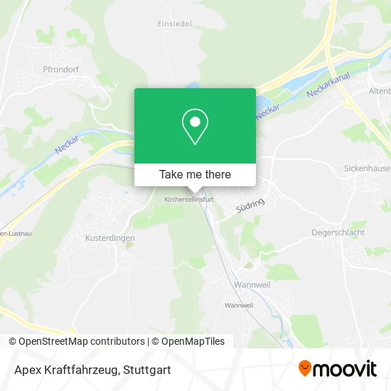 Карта Apex Kraftfahrzeug