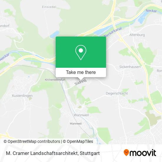 Карта M. Cramer Landschaftsarchitekt