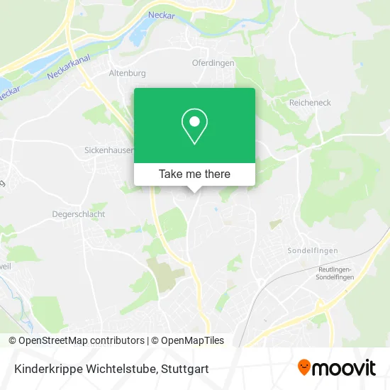 Карта Kinderkrippe Wichtelstube