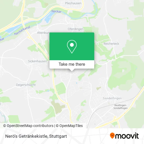 Карта Nerö's Getränkekistle