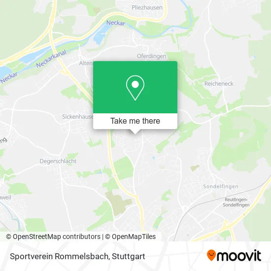 Карта Sportverein Rommelsbach