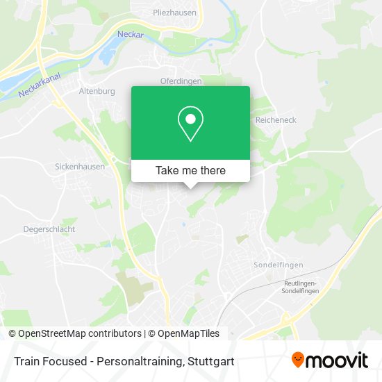 Train Focused - Personaltraining map