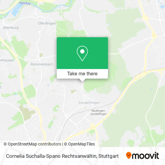 Карта Cornelia Suchalla-Spano Rechtsanwältin