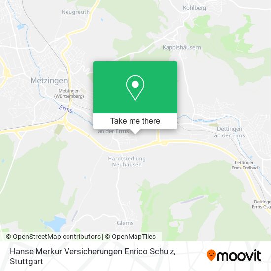 Hanse Merkur Versicherungen Enrico Schulz map