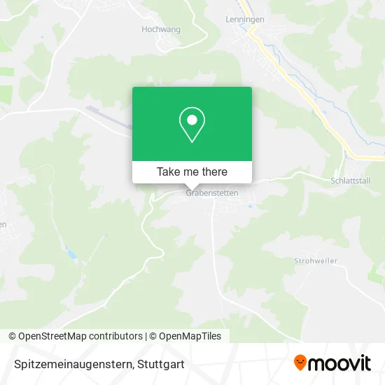 Карта Spitzemeinaugenstern