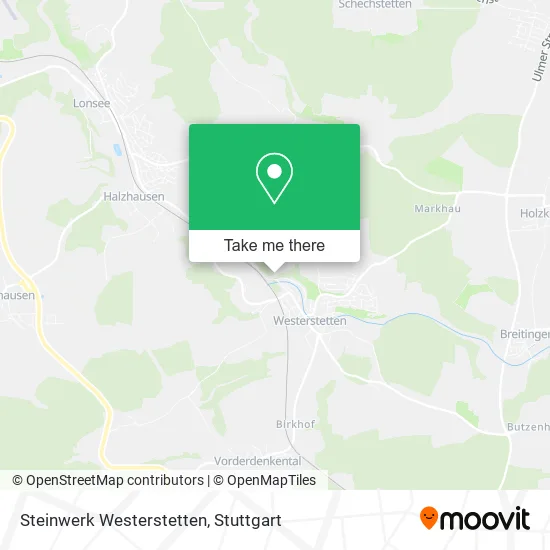 Карта Steinwerk Westerstetten