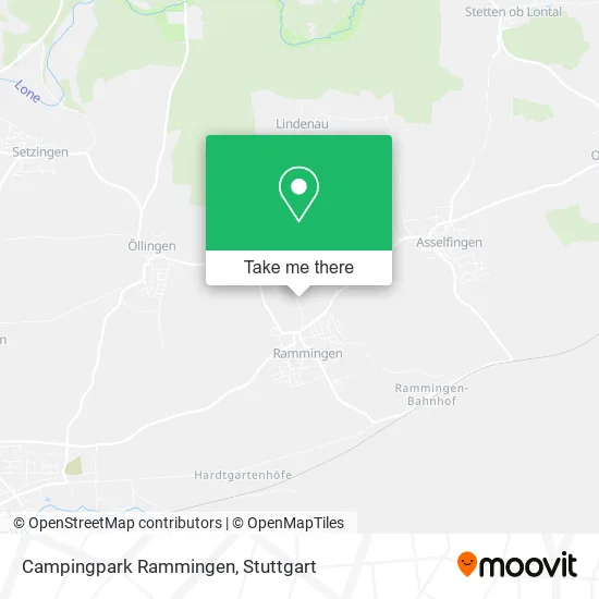 Карта Campingpark Rammingen