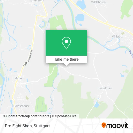 Pro Fight Shop map