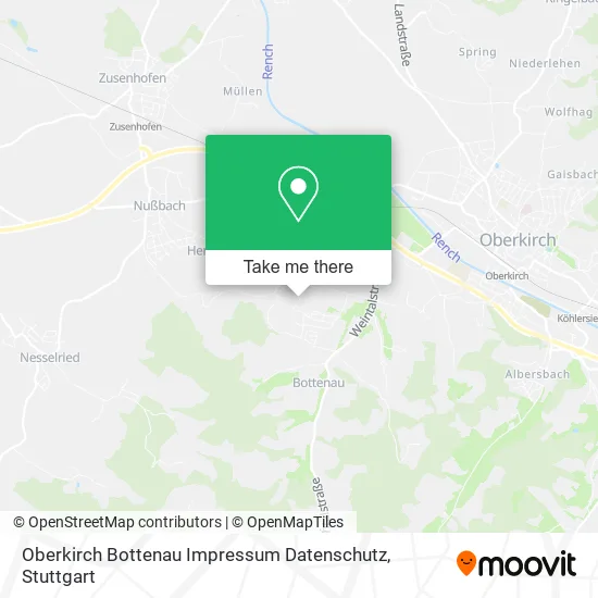Карта Oberkirch Bottenau Impressum Datenschutz
