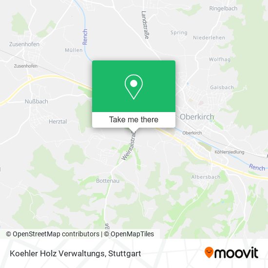 Koehler Holz Verwaltungs map