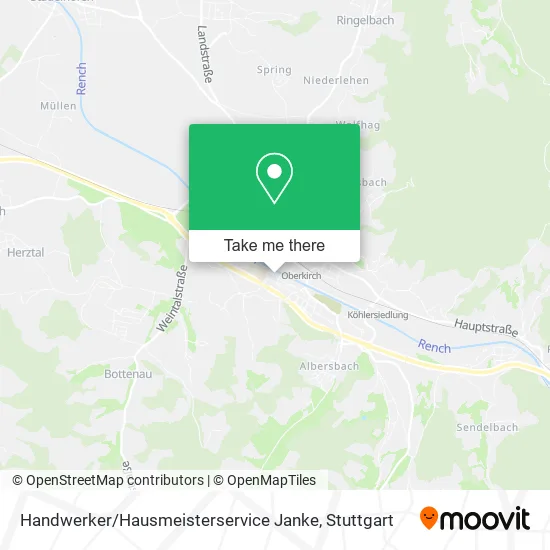 Карта Handwerker / Hausmeisterservice Janke