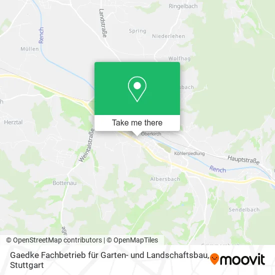 Карта Gaedke Fachbetrieb für Garten- und Landschaftsbau