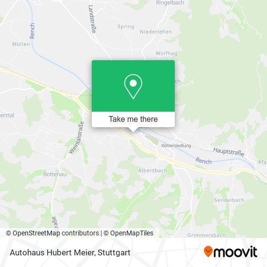 Autohaus Hubert Meier map