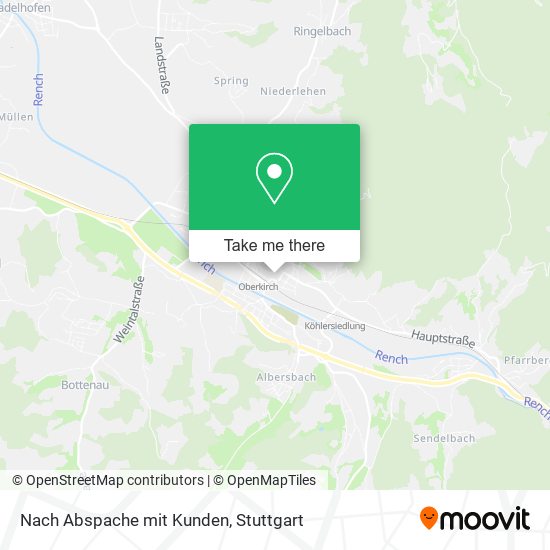 Nach Abspache mit Kunden map