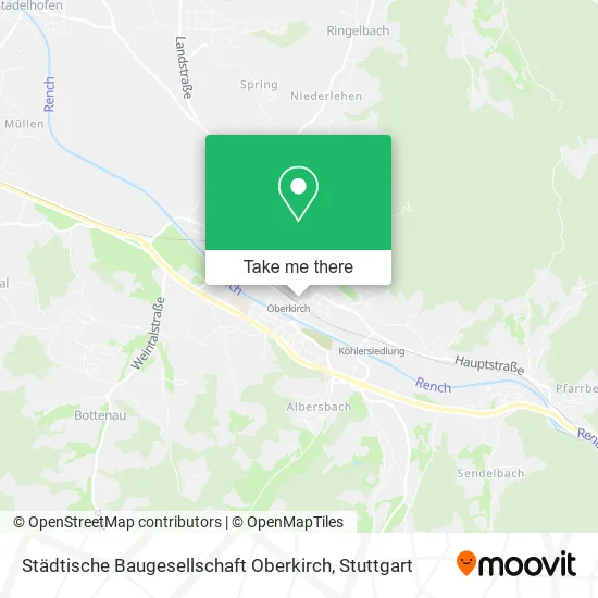 Карта Städtische Baugesellschaft Oberkirch