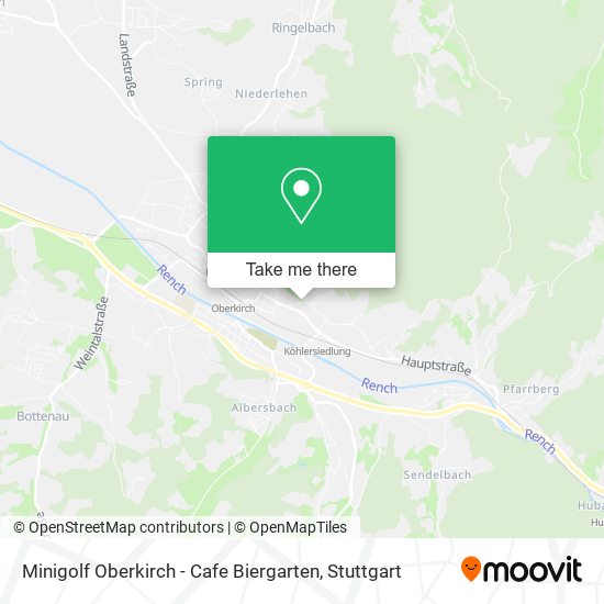 Minigolf Oberkirch - Cafe Biergarten map