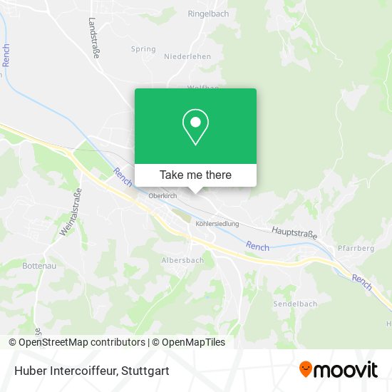 Карта Huber Intercoiffeur