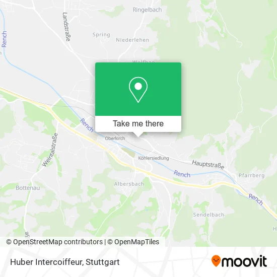 Карта Huber Intercoiffeur