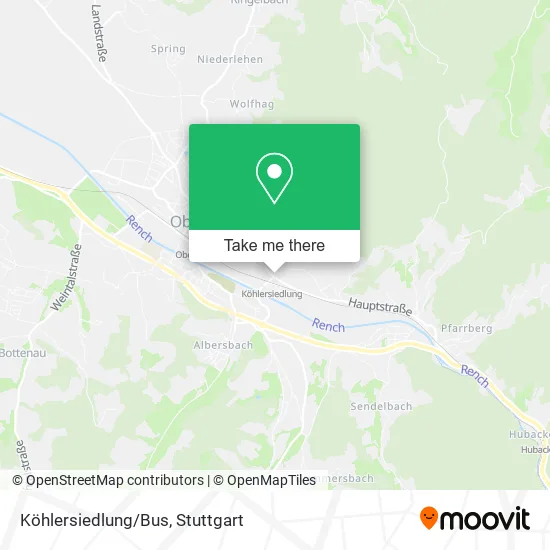 Карта Köhlersiedlung/Bus