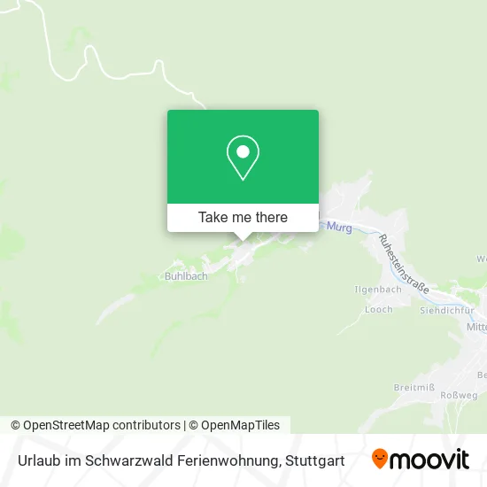 Карта Urlaub im Schwarzwald Ferienwohnung