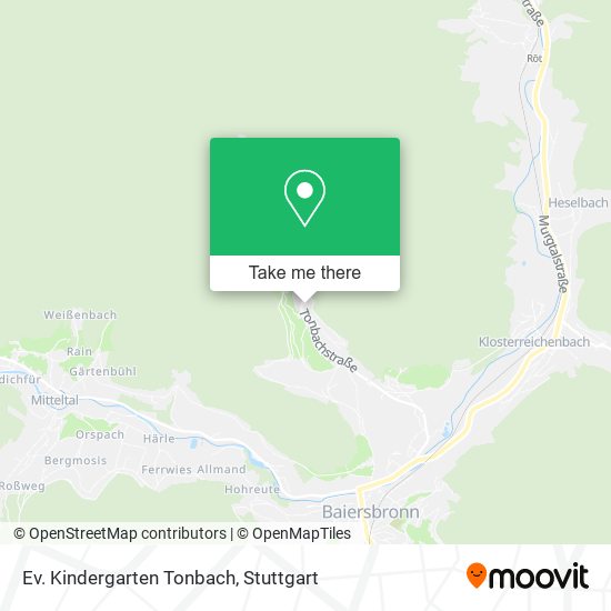 Ev. Kindergarten Tonbach map
