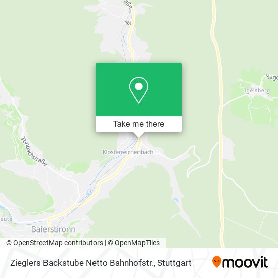 Карта Zieglers Backstube Netto Bahnhofstr.