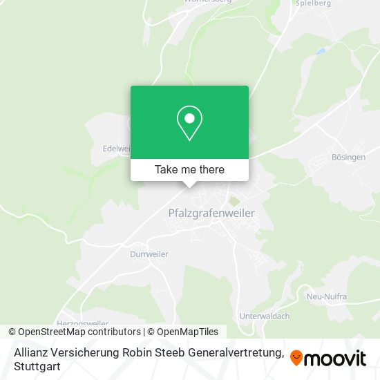 Allianz Versicherung Robin Steeb Generalvertretung map