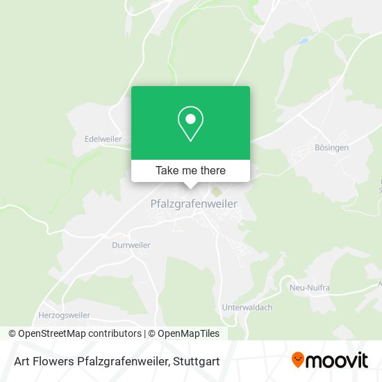 Art Flowers Pfalzgrafenweiler map