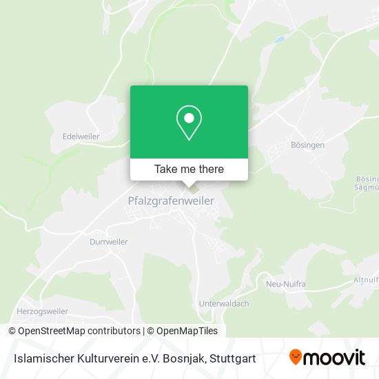 Islamischer Kulturverein e.V. Bosnjak map