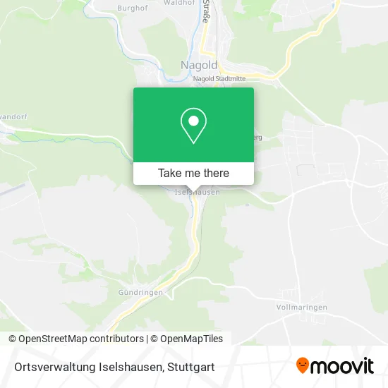 Карта Ortsverwaltung Iselshausen