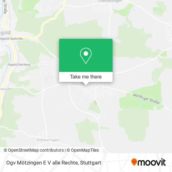 Карта Ogv Mötzingen E V alle Rechte