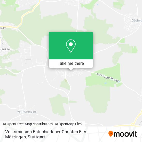 Карта Volksmission Entschiedener Christen E. V. Mötzingen