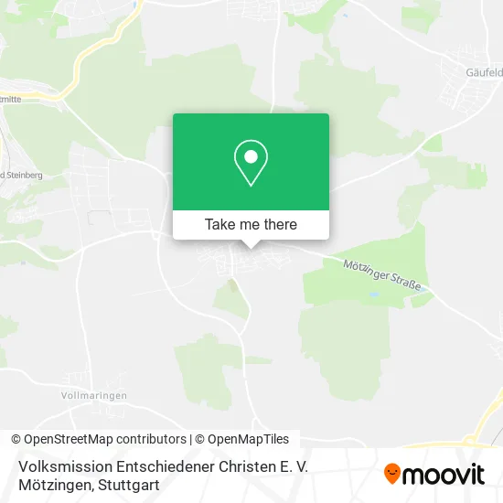 Карта Volksmission Entschiedener Christen E. V. Mötzingen