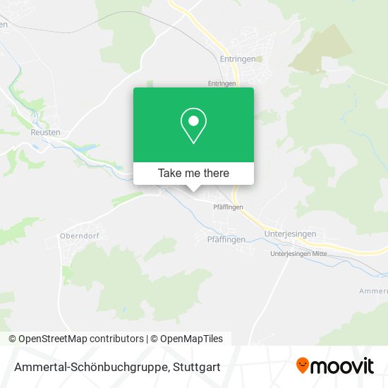 Ammertal-Schönbuchgruppe map