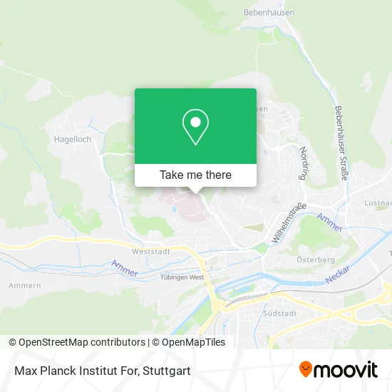 Карта Max Planck Institut For