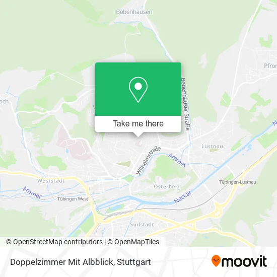 Карта Doppelzimmer Mit Albblick