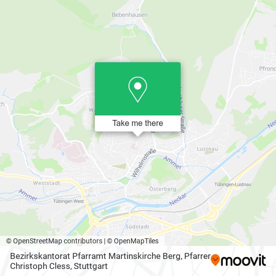 Bezirkskantorat Pfarramt Martinskirche Berg, Pfarrer Christoph Cless map