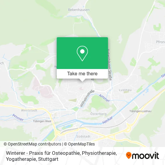 Карта Winterer - Praxis für Osteopathie, Physiotherapie, Yogatherapie
