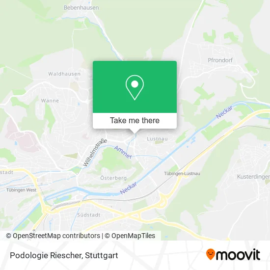 Карта Podologie Riescher